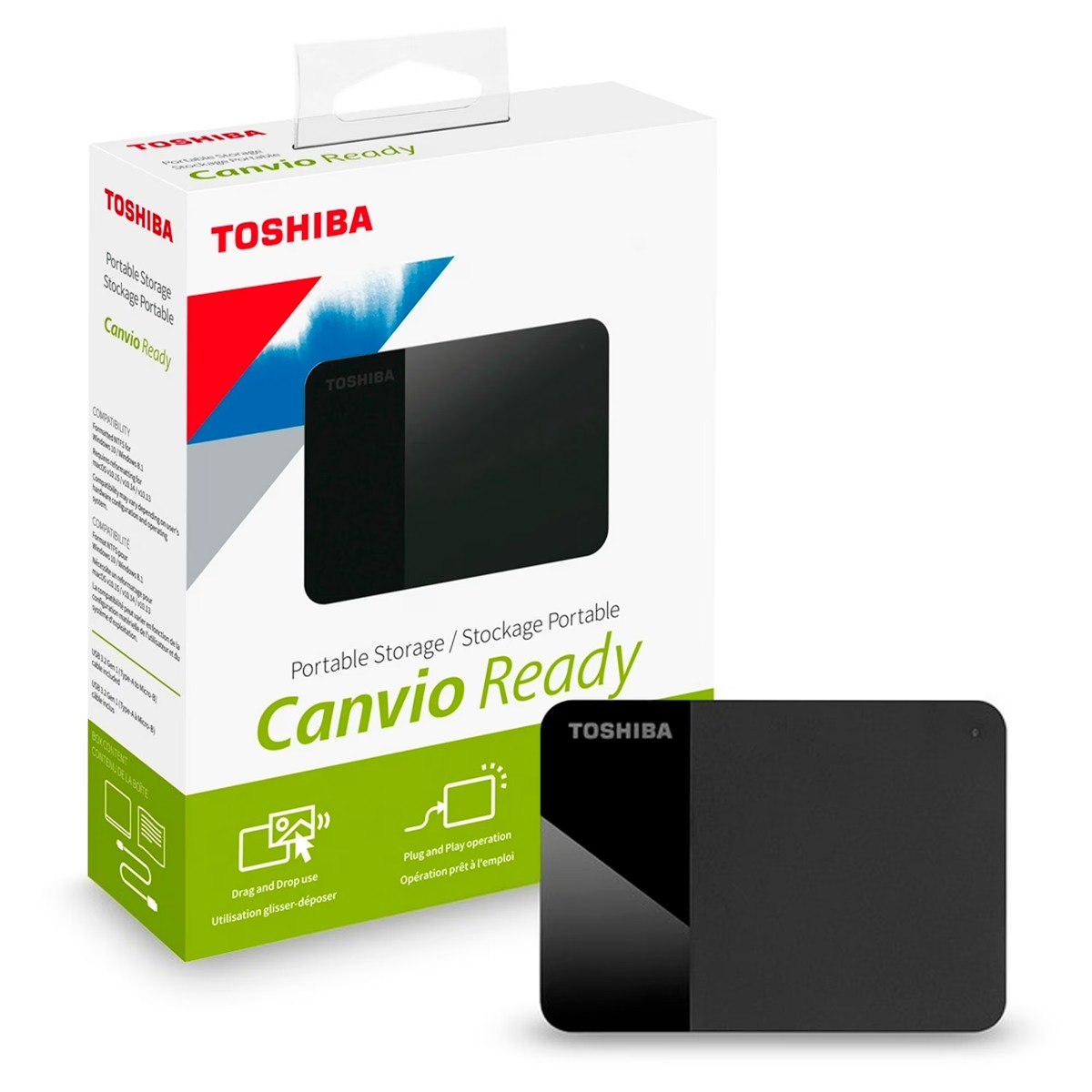 Toshiba Canvio Ready HDTP340XK3CA Negro – Disco externo – 4 TB