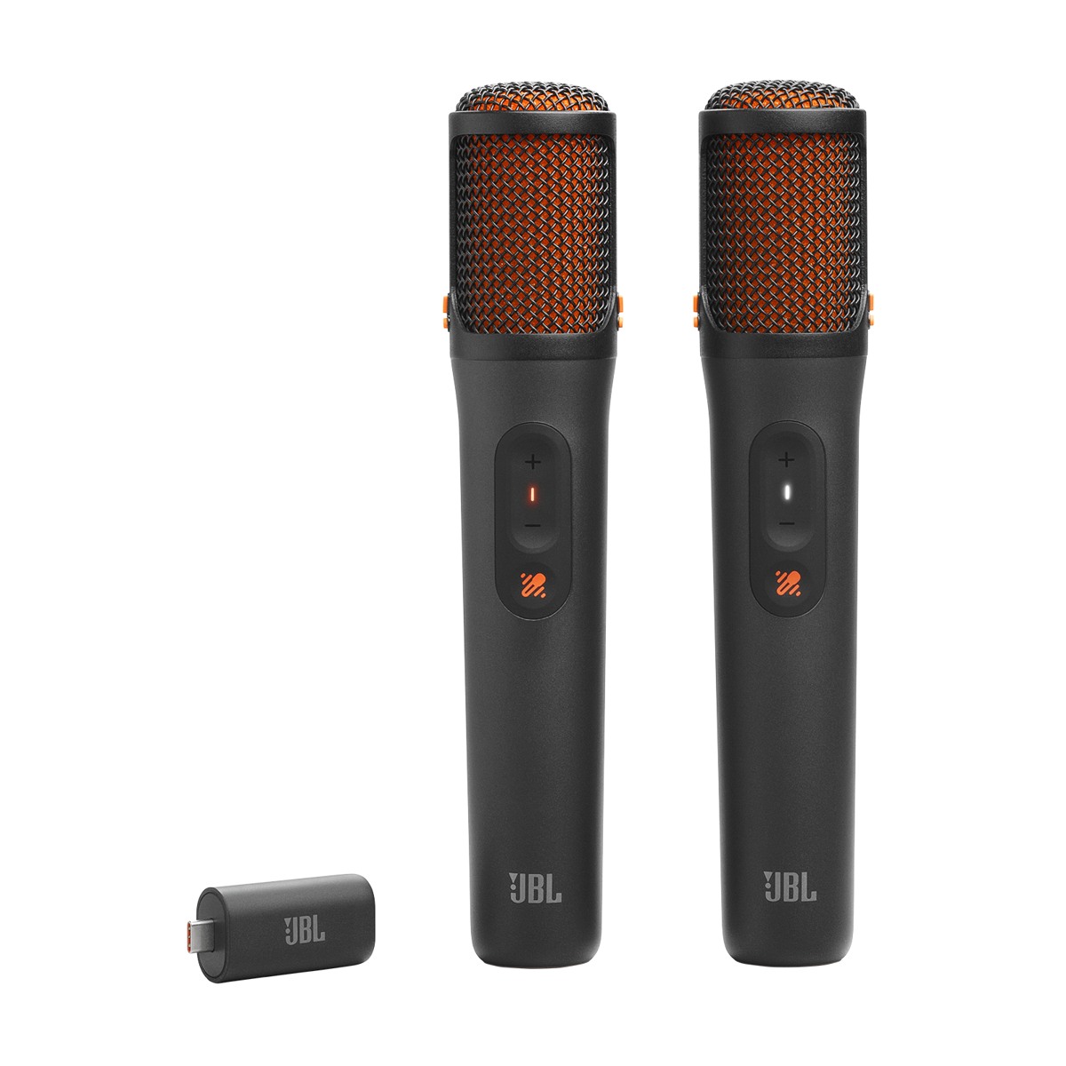 JBL EasySing – Micrófonos inalámbricos – Pack de 2 – Negro