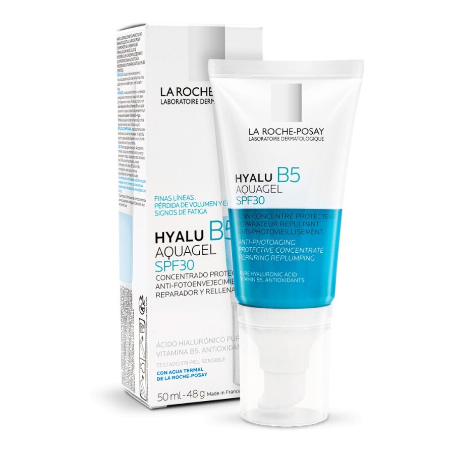 La Roche-Posay Hyalu B5 Aquagel SPF 30 – Gel facial hidratante – 30 ml