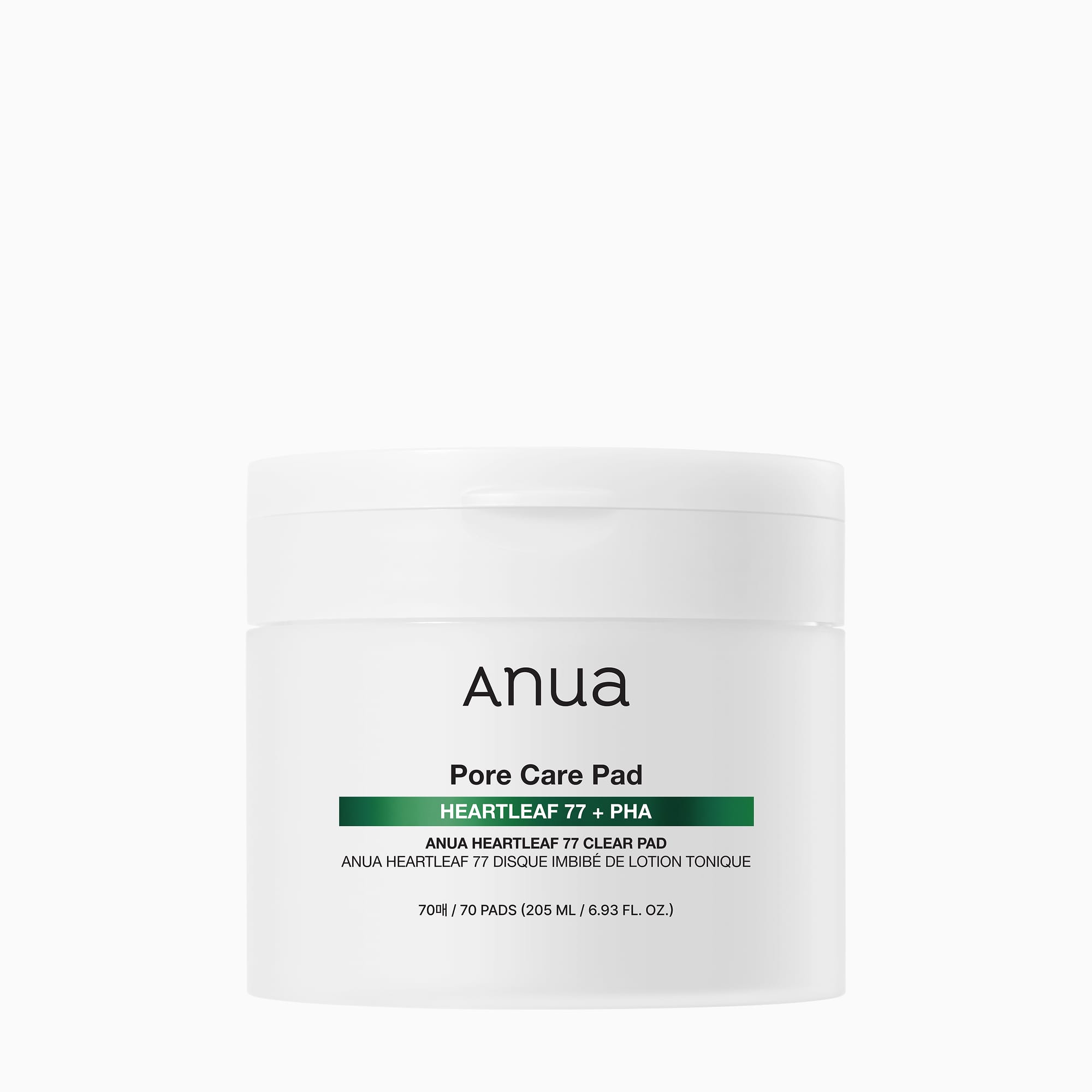 Anua Heartleaf 77% Clear – Pads faciales – 160 ml