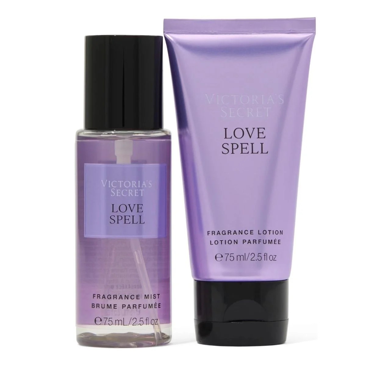Victoria's Secret Love Spell – Set de loción y body splash – 75 ml