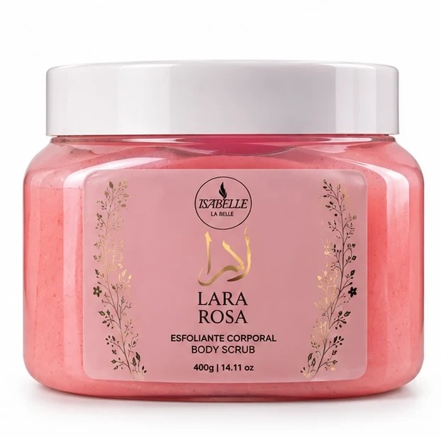 Isabelle La Belle Lara Rosa – Exfoliante corporal – 400 g
