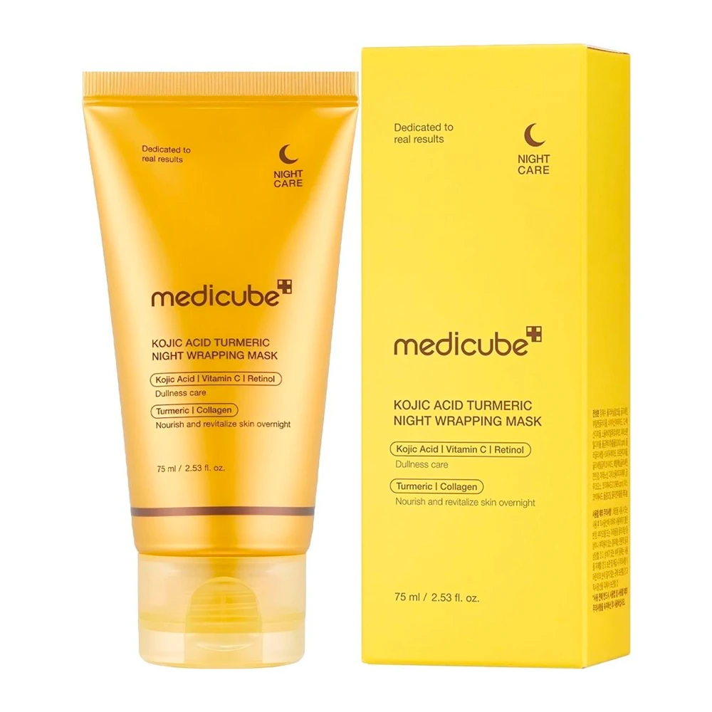 Medicube Kojic Acid Turmeric Wrapping Night – Mascarilla facial nocturna – 75 ml