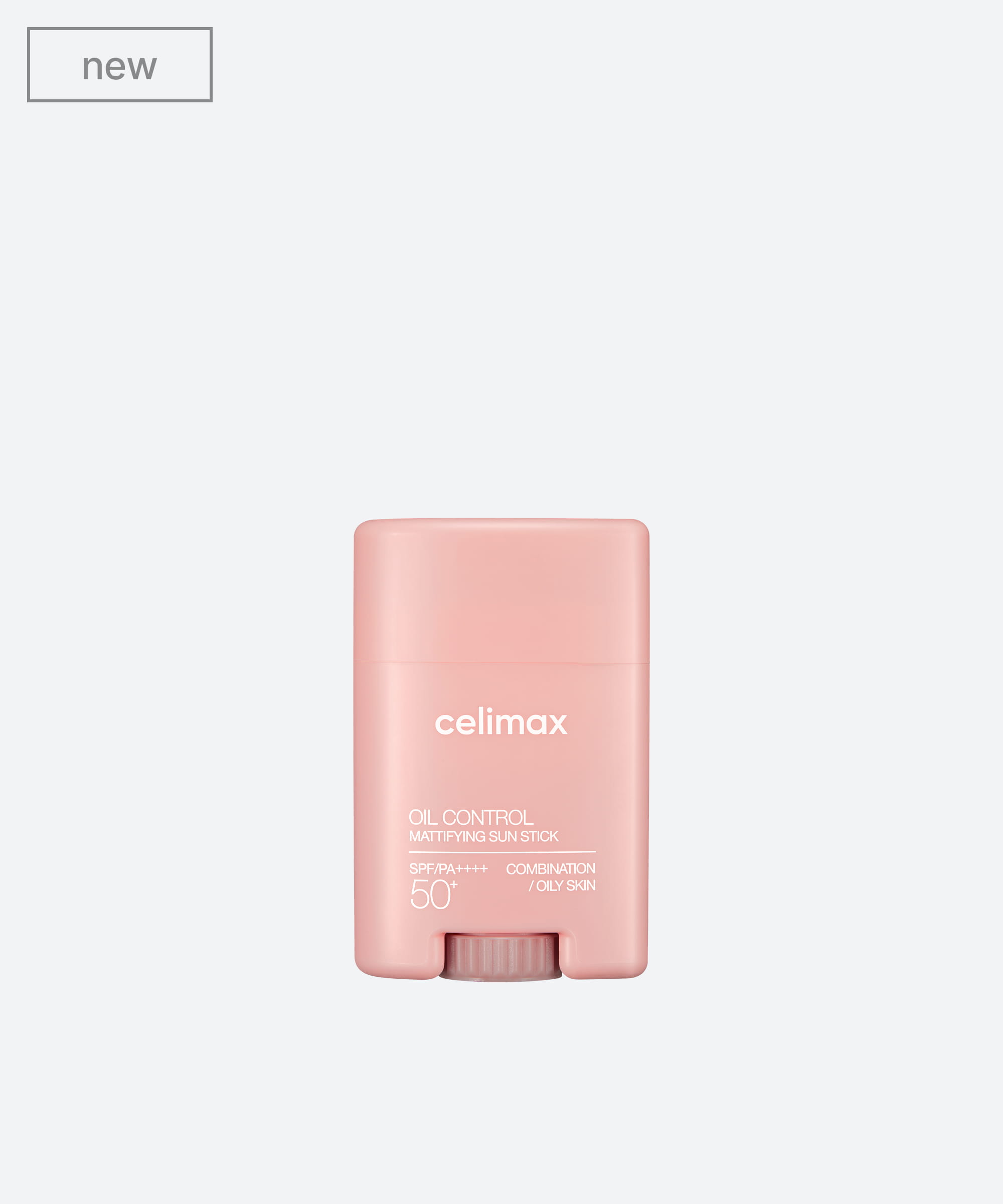 Celimax Oil Control Mattifying SPF 50+ – Protector solar en barra – 19 g