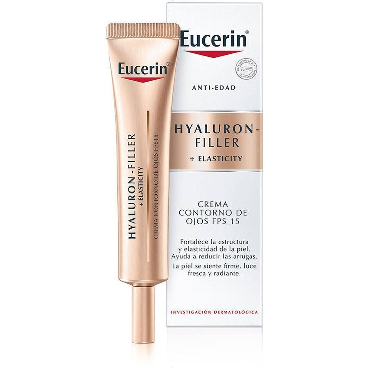 Eucerin Hyaluron-Filler + Elasticity – Contorno de ojos – 15 ml