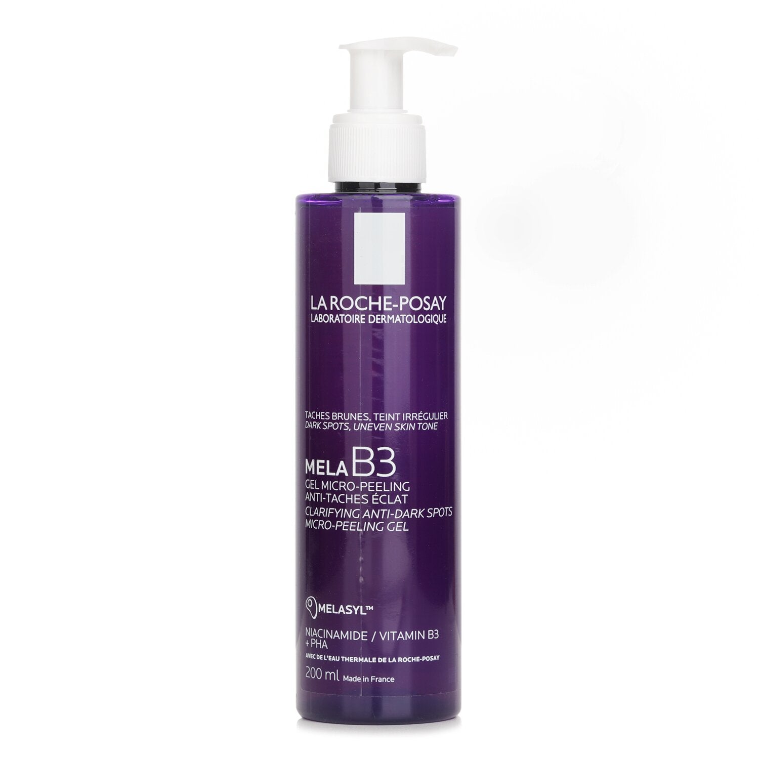 La Roche-Posay Mela B3 Micro-Peeling – Gel limpiador facial – 200 ml