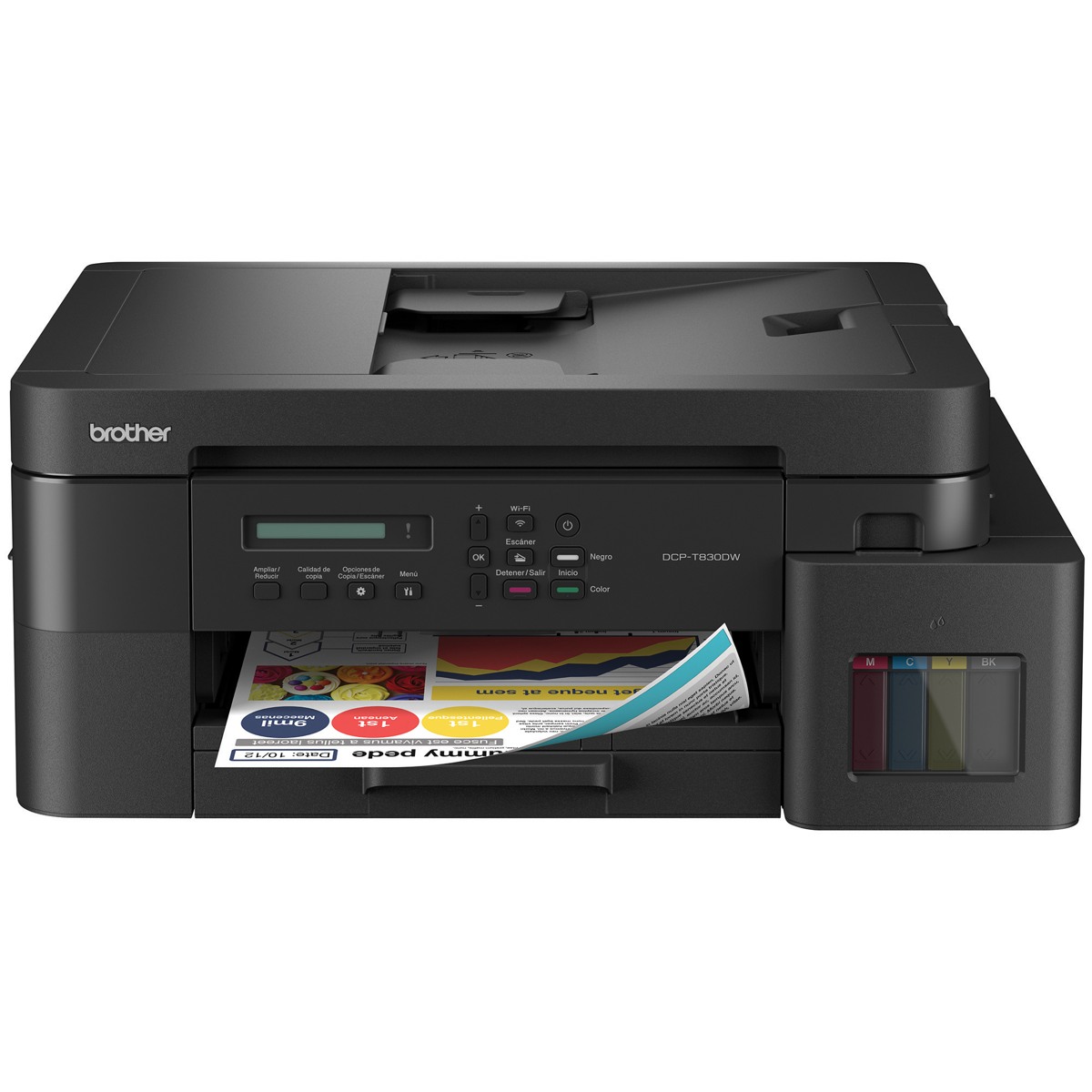 Brother DCP-T830DW Multifuncional Wi-Fi negro 220 V – Impresora