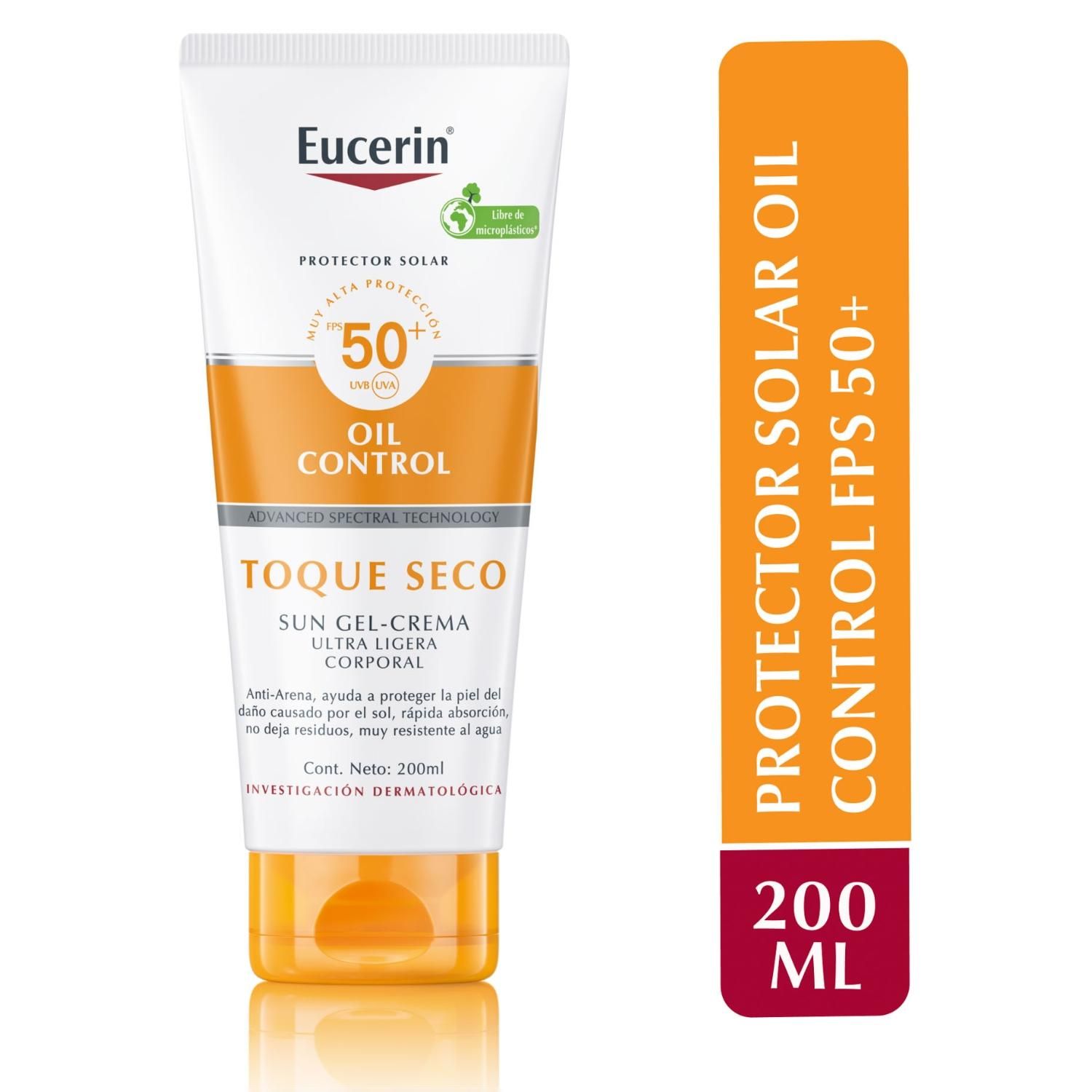 Eucerin Oil Control SPF 50+ – Protector solar corporal – 200 ml