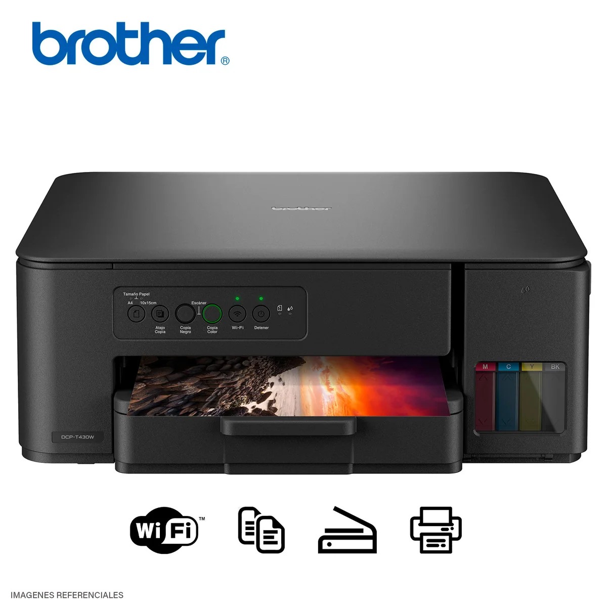 Brother DCP-T430W Multifuncional Wi-Fi negro 220 V – Impresora