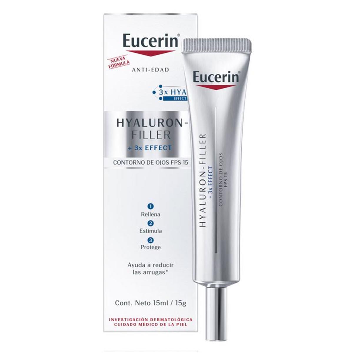 Eucerin Hyaluron-Filler – Contorno de ojos – 15 ml