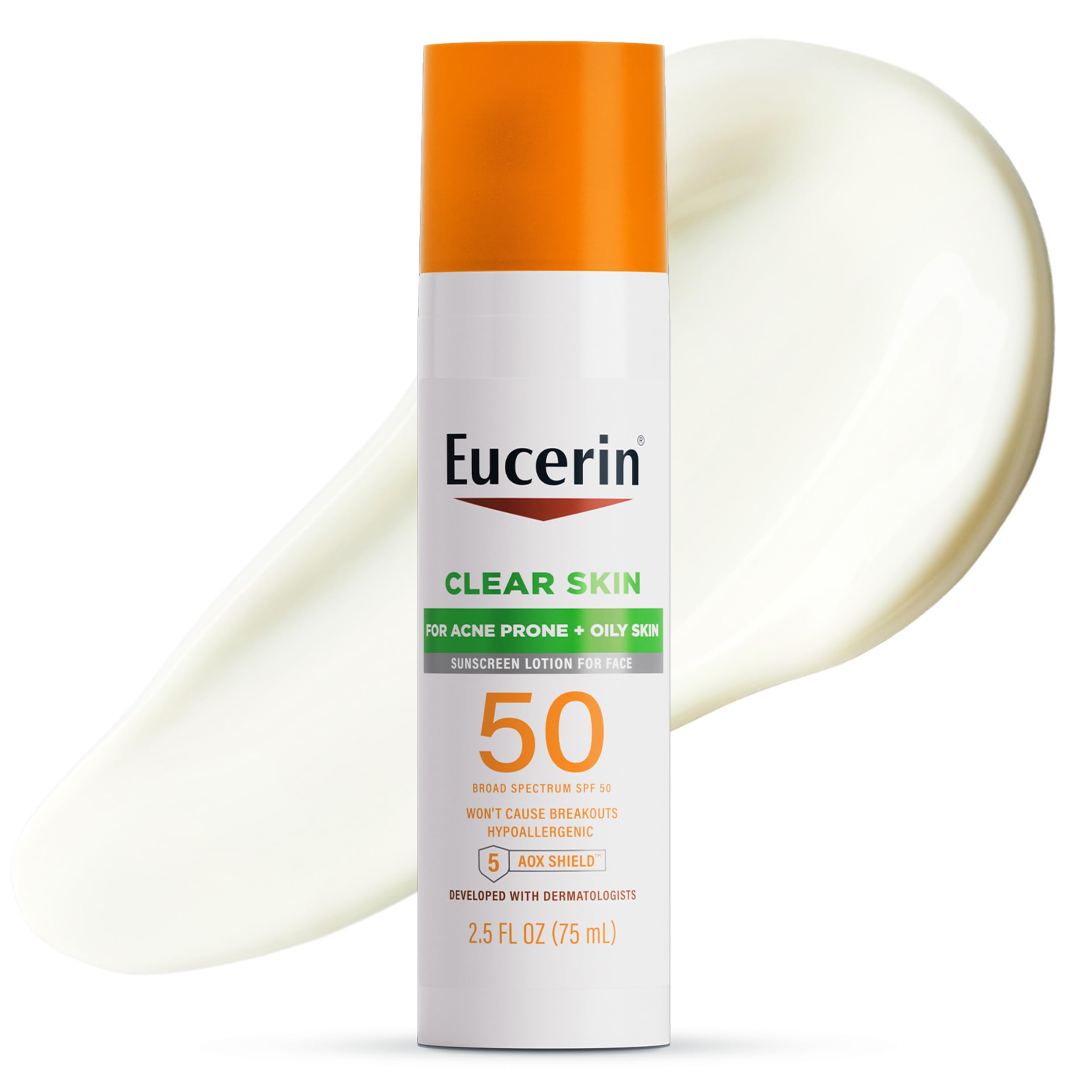 Eucerin Acne Prone + Oily Skin SPF 50 – Protector solar facial – 75 ml