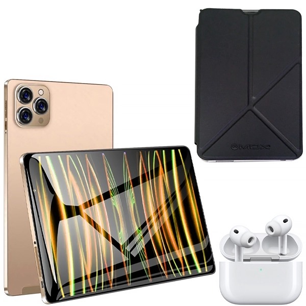 MOX MO-TP732 Pro 5G – Tablet – 7″ – 256 GB / 8 GB RAM – Dorado – Incluye auriculares