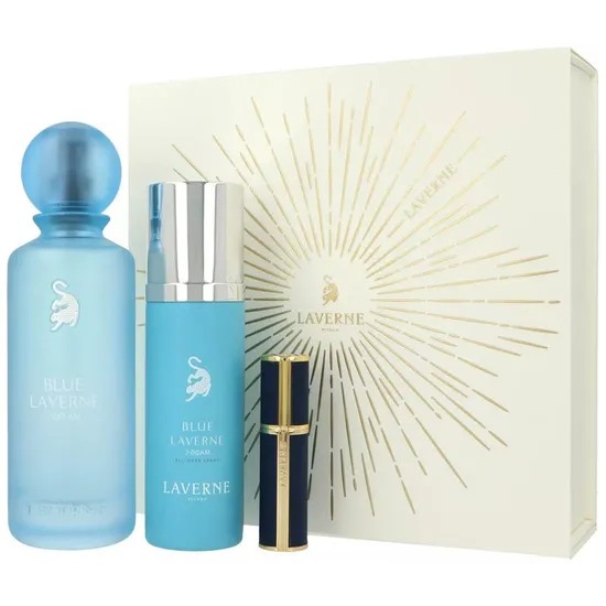 Laverne Riyadh Blue Laverne 7:AM – Set de perfumes – 200 ml + EDP 100 ml