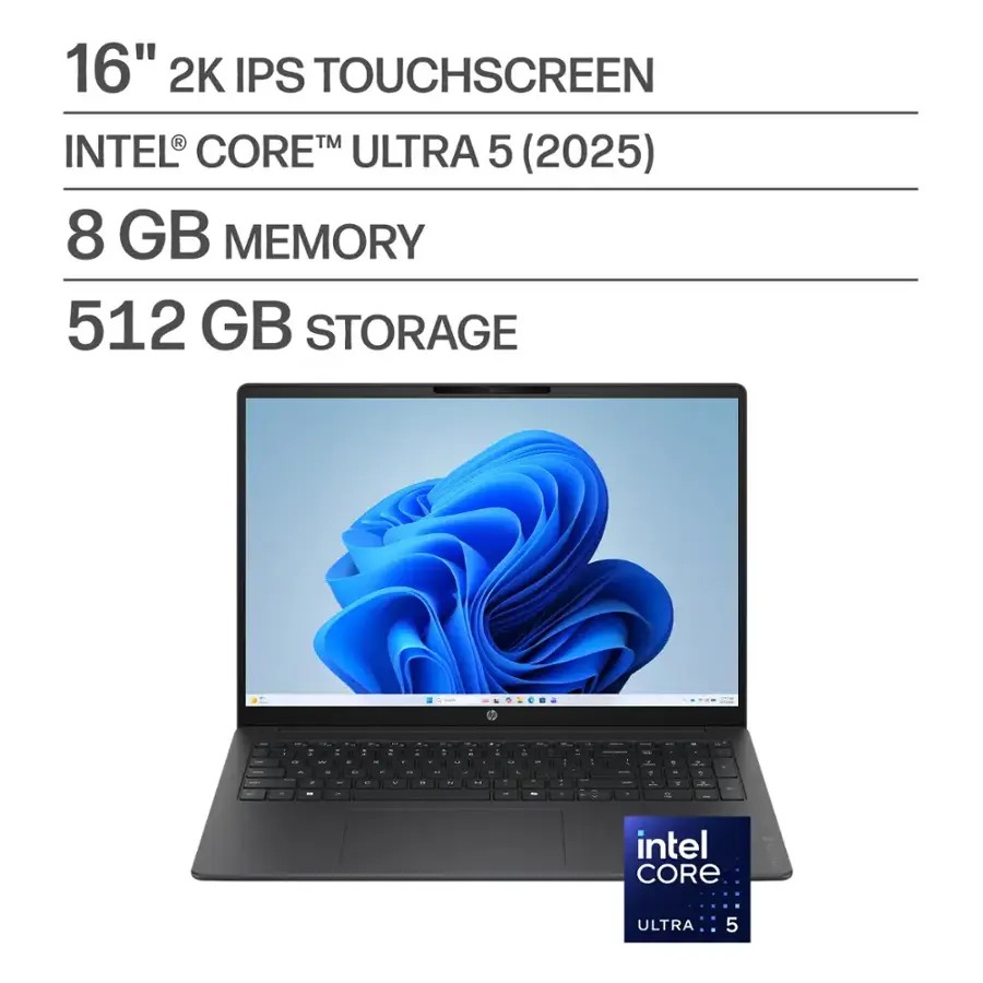 HP OmniBook 3 16-BU0305DX Intel Core Ultra 5 225U – Notebook – 16″ – 512 GB / 8 GB RAM