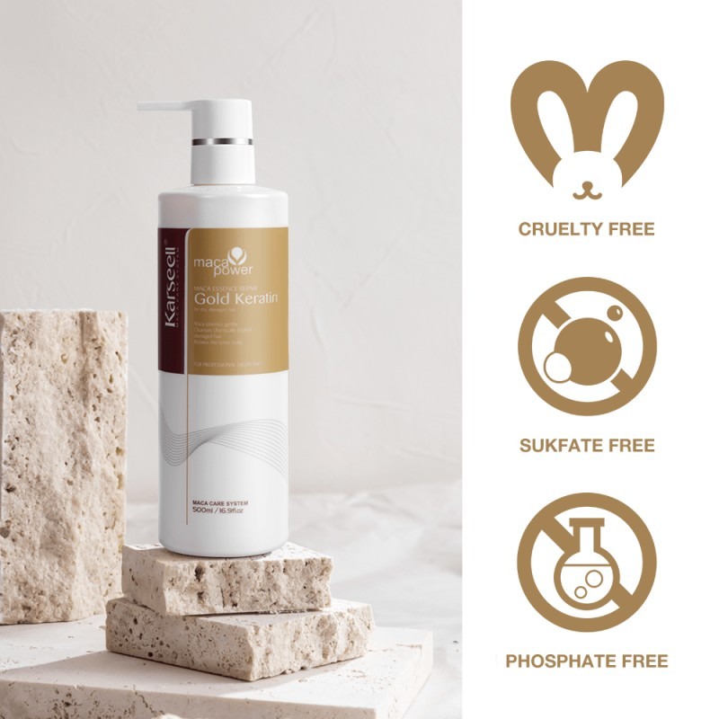 Karseell Gold Keratin Maca Power Repair – Tratamiento capilar – 500 ml