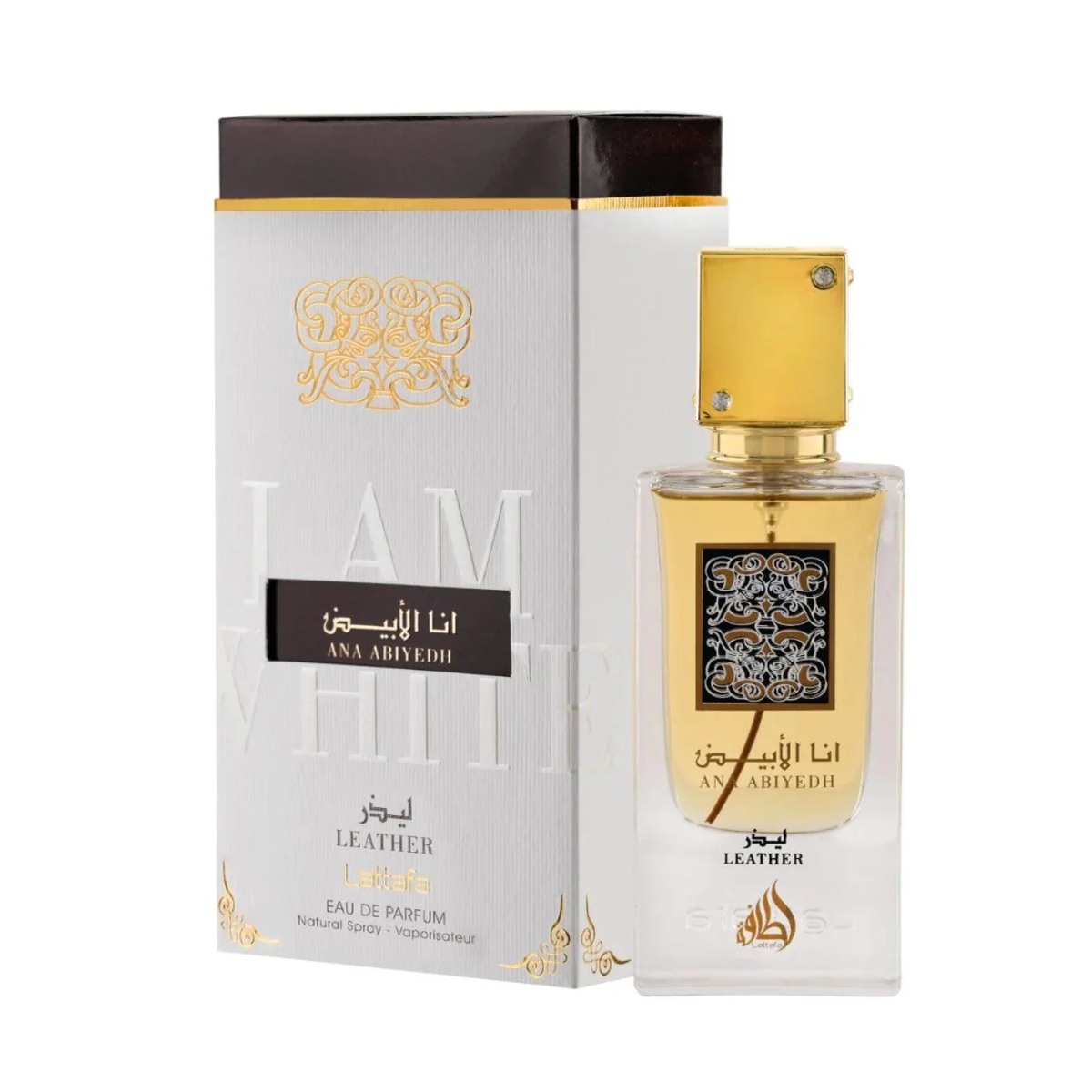 Lattafa Ana Abiyedh Leather – EDP – 60 ml