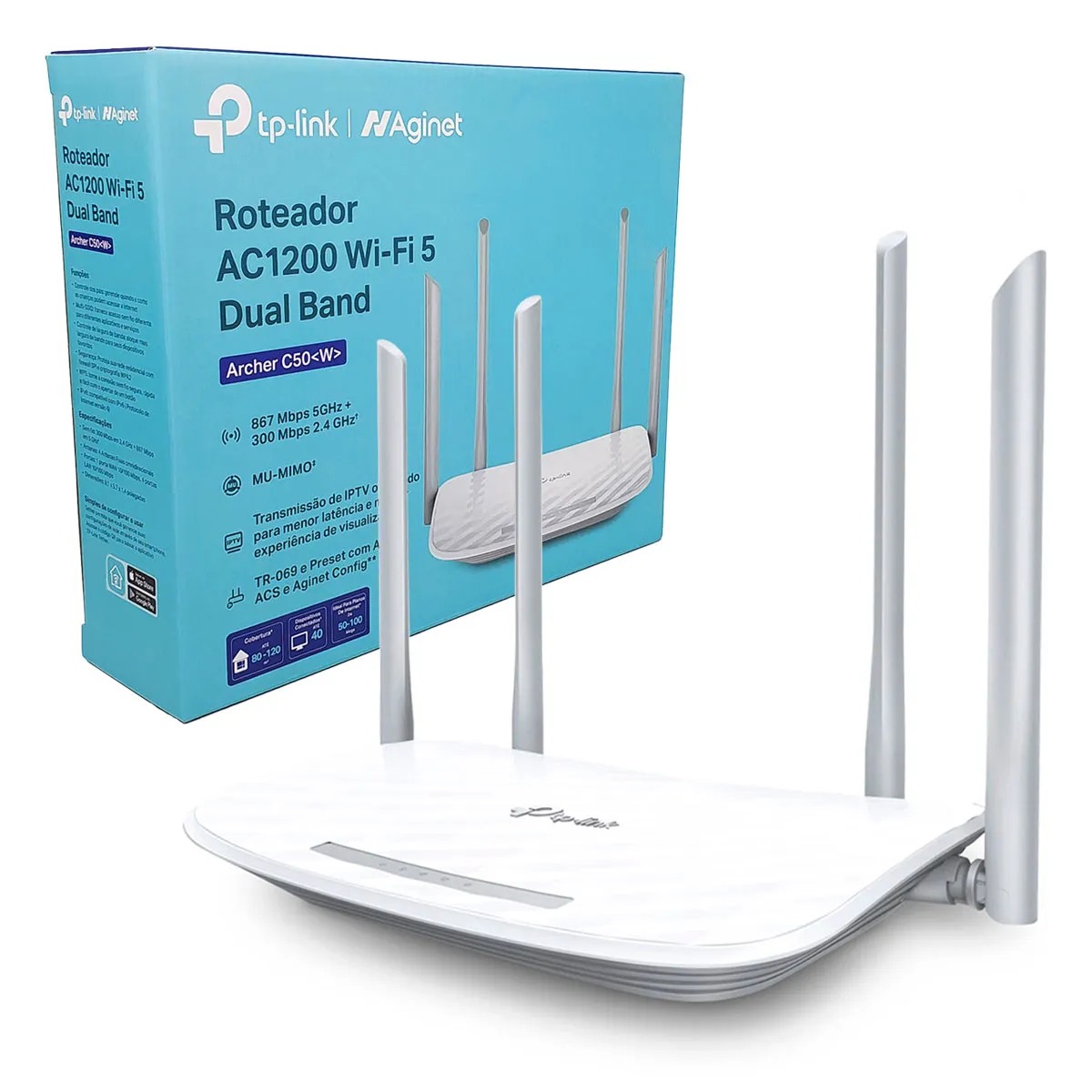 TP-Link Archer C50 W AC1200 Dual Band – Router