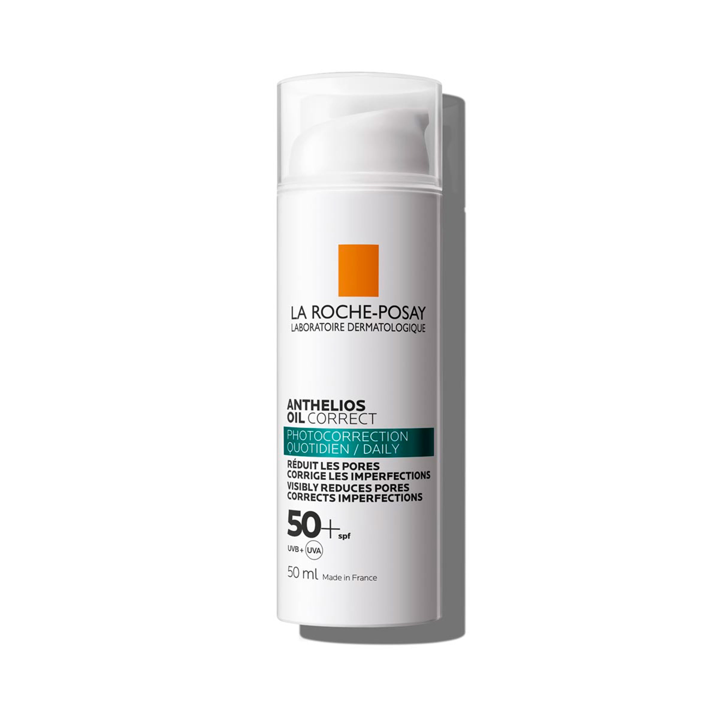 La Roche-Posay Anthelios Oil SPF 50+ – Protector solar facial – 50 ml – Sin color