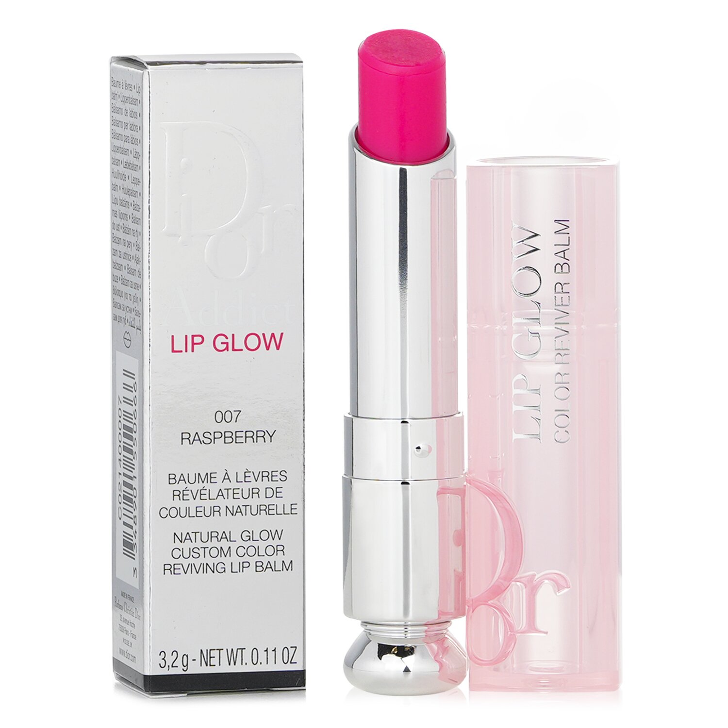 Dior Addict Lip Glow – Bálsamo labial – 3,2 g – Tono 007 Raspberry
