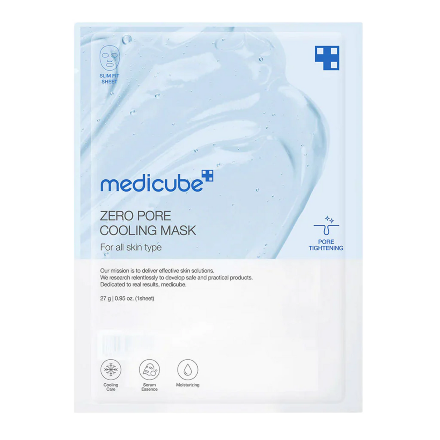 Medicube Zero Pore Cooling – Mascarilla facial – 27 g