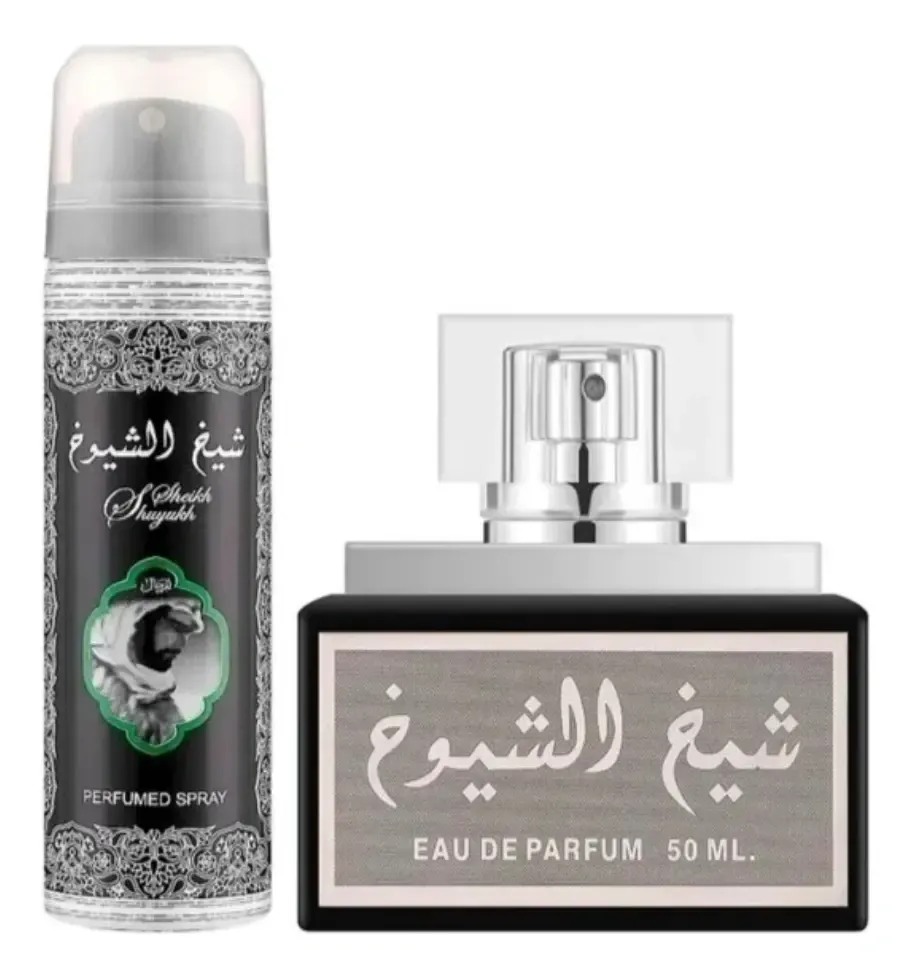 Lattafa Sheikh Al Shuyukh – Set de perfumes – 50 ml EDP + Body Spray 75 ml