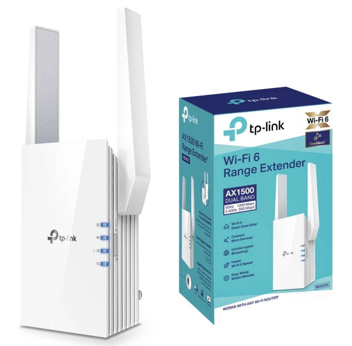 TP-Link RE505X AX1500 Wi-Fi Dual Band – Repetidor