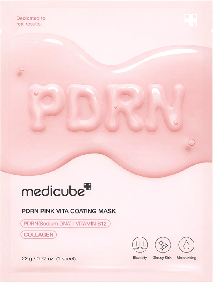 Medicube PDRN Pink Vita Coating – Mascarilla facial – 22 g