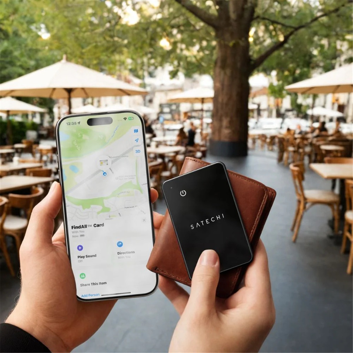 Satechi ST-LFAWCK Findall Card Bluetooth – Localizador – Negro