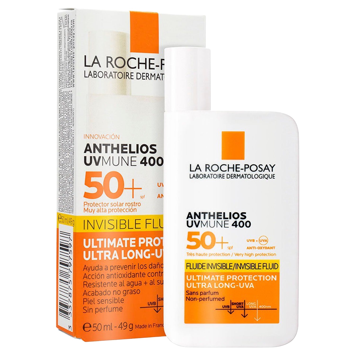 La Roche-Posay Anthelios UVMune 400 – Protector solar facial – 50 ml