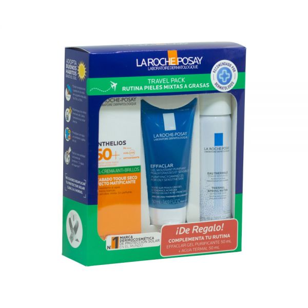 La Roche-Posay Anthelios Toque Seco + Effaclar + C12 – Set de skincare
