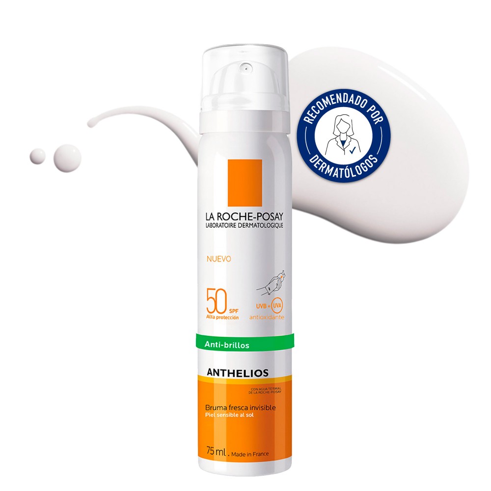 La Roche-Posay Anthelios Antibrillos SPF 50 – Protector solar – 75 ml