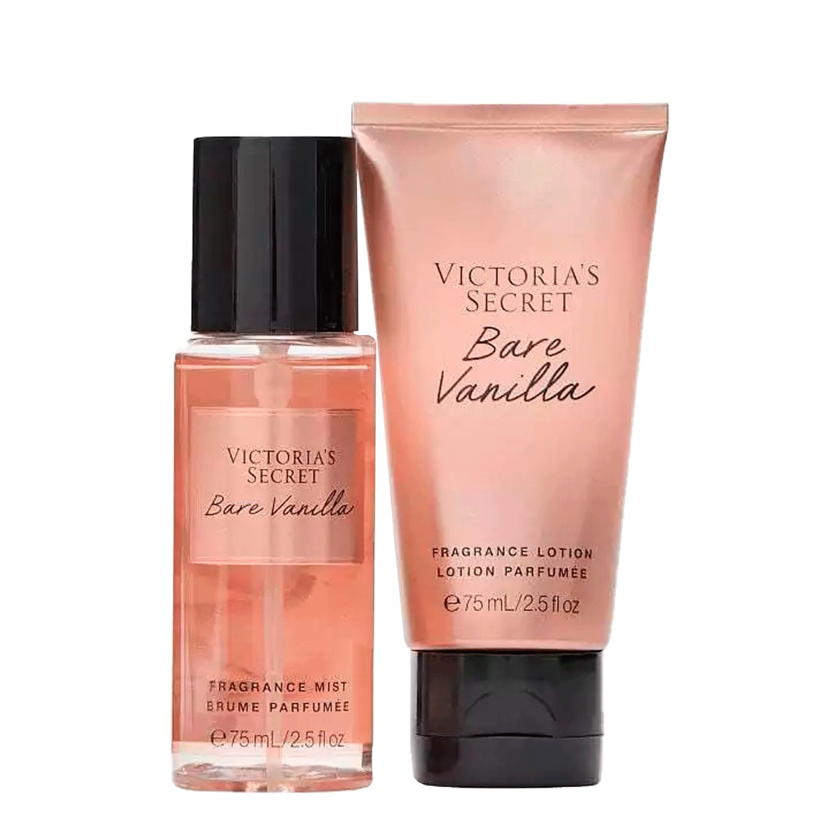 Victoria's Secret Bare Vanilla – Set de loción y body splash – 75 ml