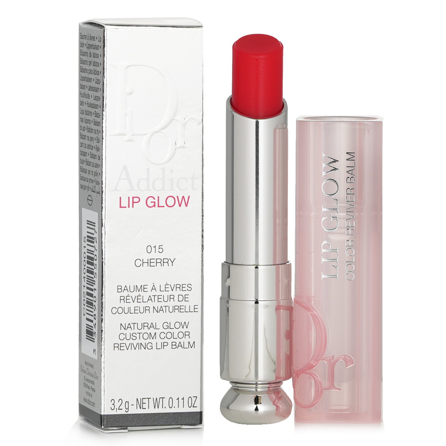 Dior Addict Lip Glow – Bálsamo labial – 3,2 g – Tono 015 Cherry