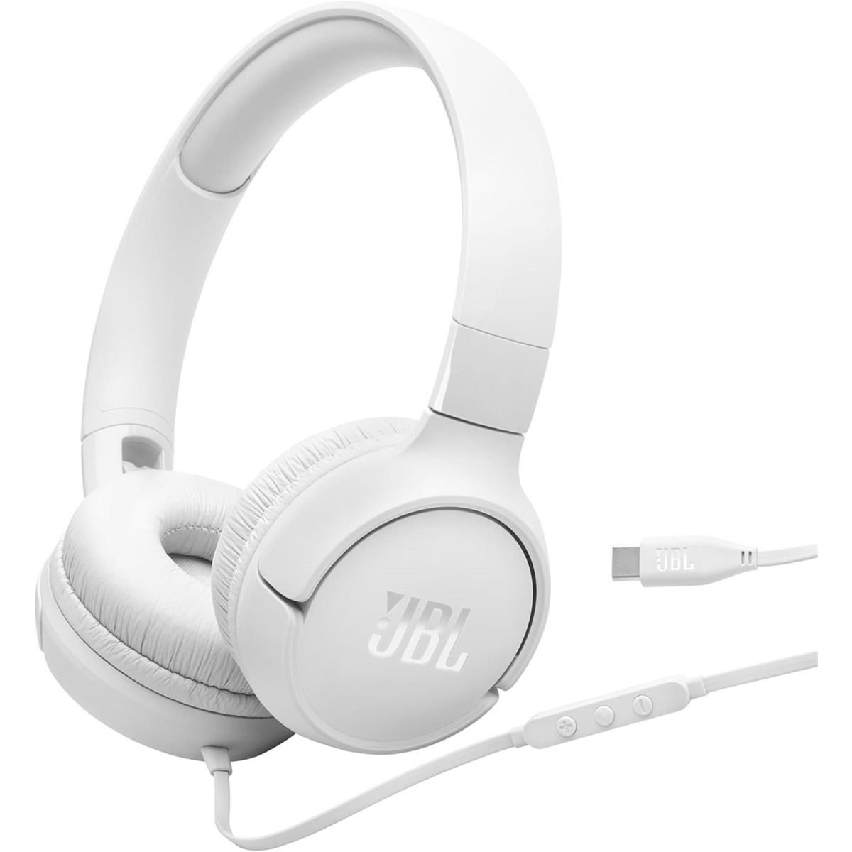 JBL Tune 520C USB-C – Auriculares – Blanco